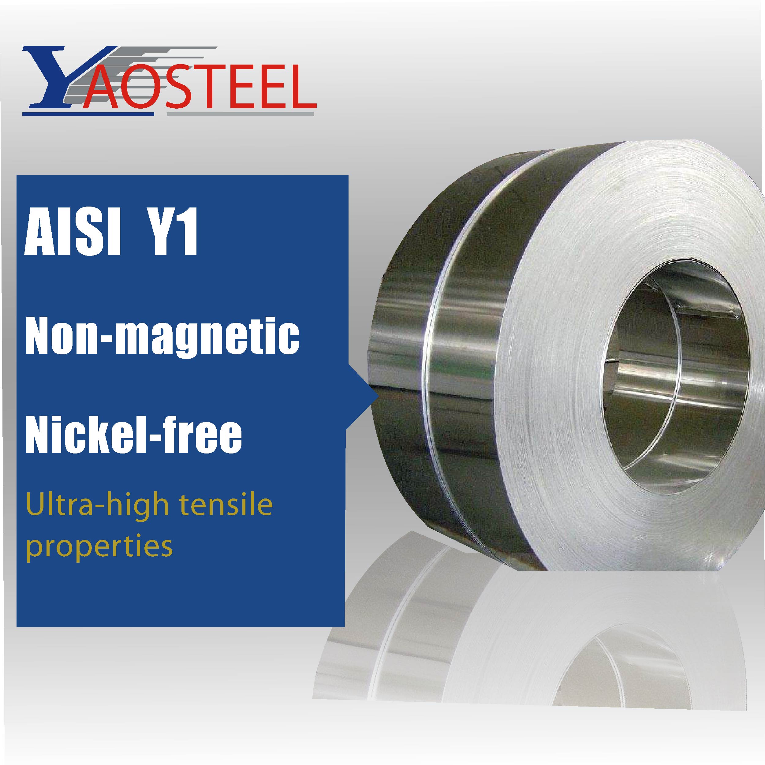Y1 non-magnetic nickel-free stainless steel coil