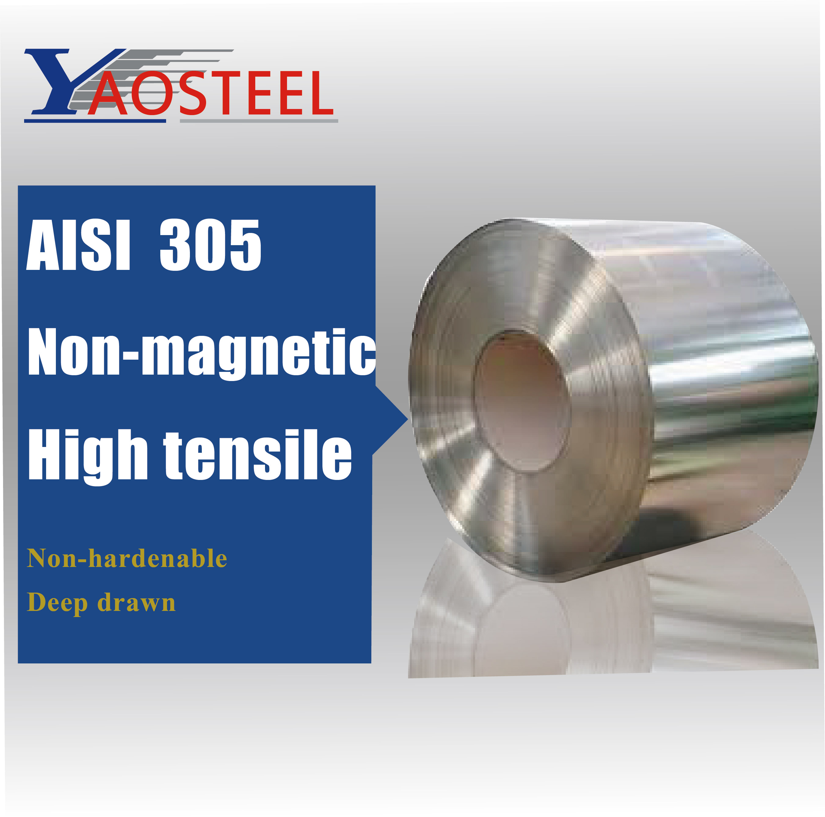 305 stainless steel coil